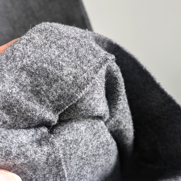 VINTAGE Kors for Bergdorfs Grey Wool Flat Front Pants 10 - Picture 7 of 10